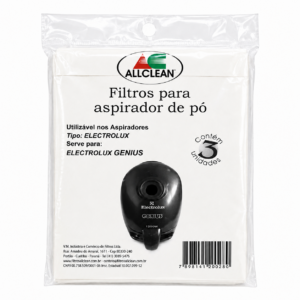Kit Saco Descartável c/3 para Aspirador de Pó - Modelo Electrolux Genius/Kit Saco Descartável c/3 para Aspirador de Pó - Modelo Electrolux Genius/YOUNG