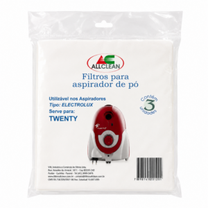Kit Saco Descartável c/3 para Aspirador de Pó - Modelo Electrolux Twenty