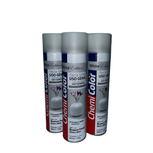 Tinta Chemicolor 400ML Branco Fosco