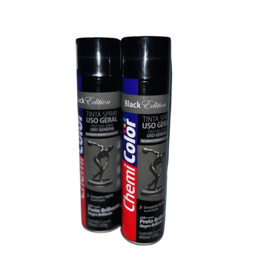 Tinta Chemicolor 400ML Preto Brilhante